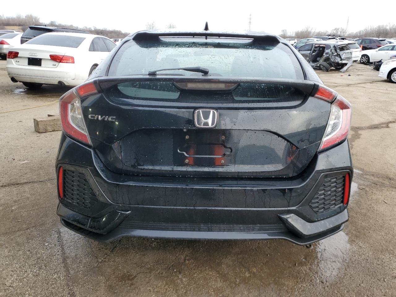 2018 Honda Civic VIN SHHFK7H50JU233343 Copart auction photo, side / front end damage thumbnail 6