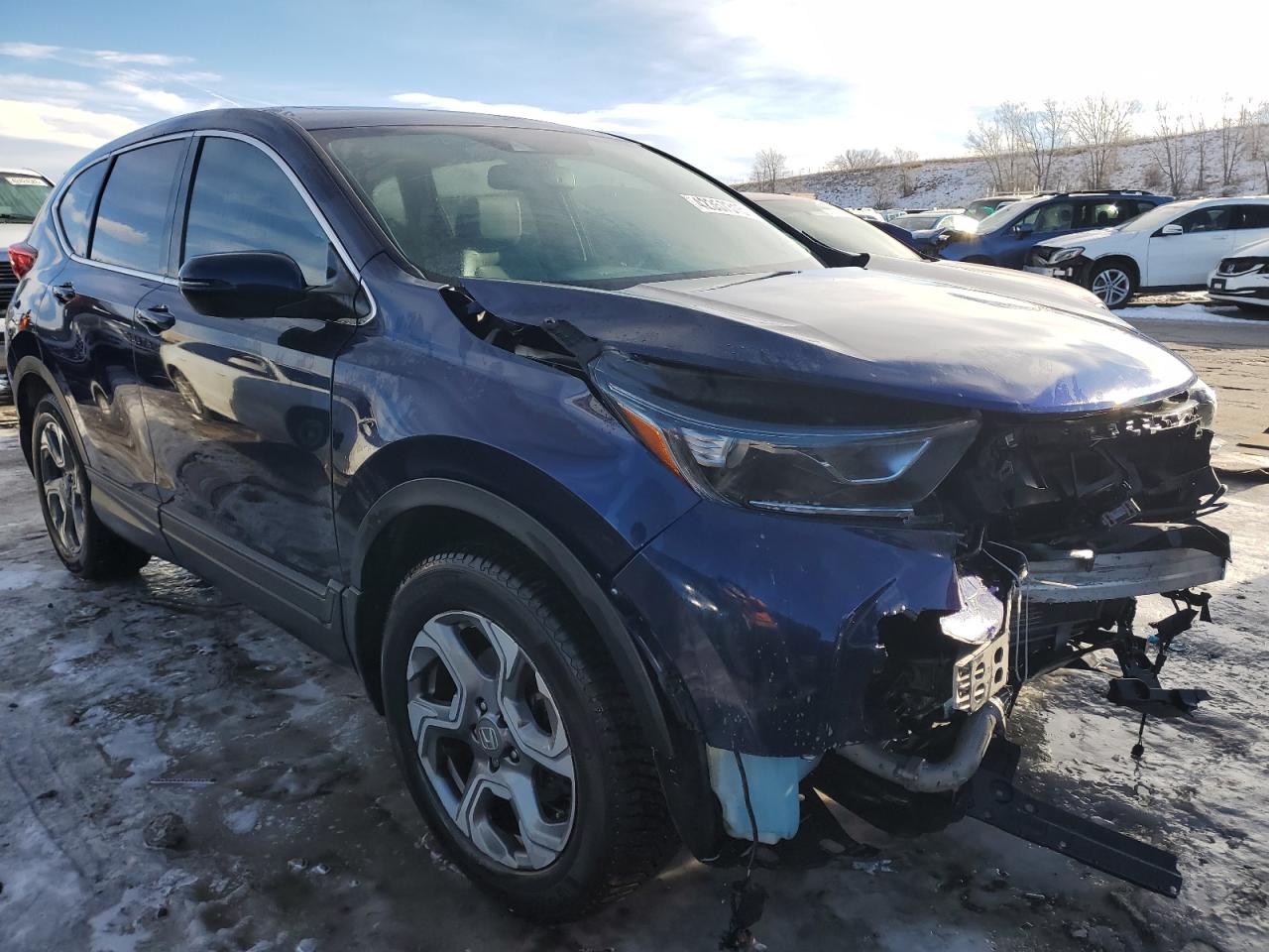 2019 Honda CR-V VIN 5J6RW2H85KA009019 Copart auction photo, front end / side damage thumbnail 4