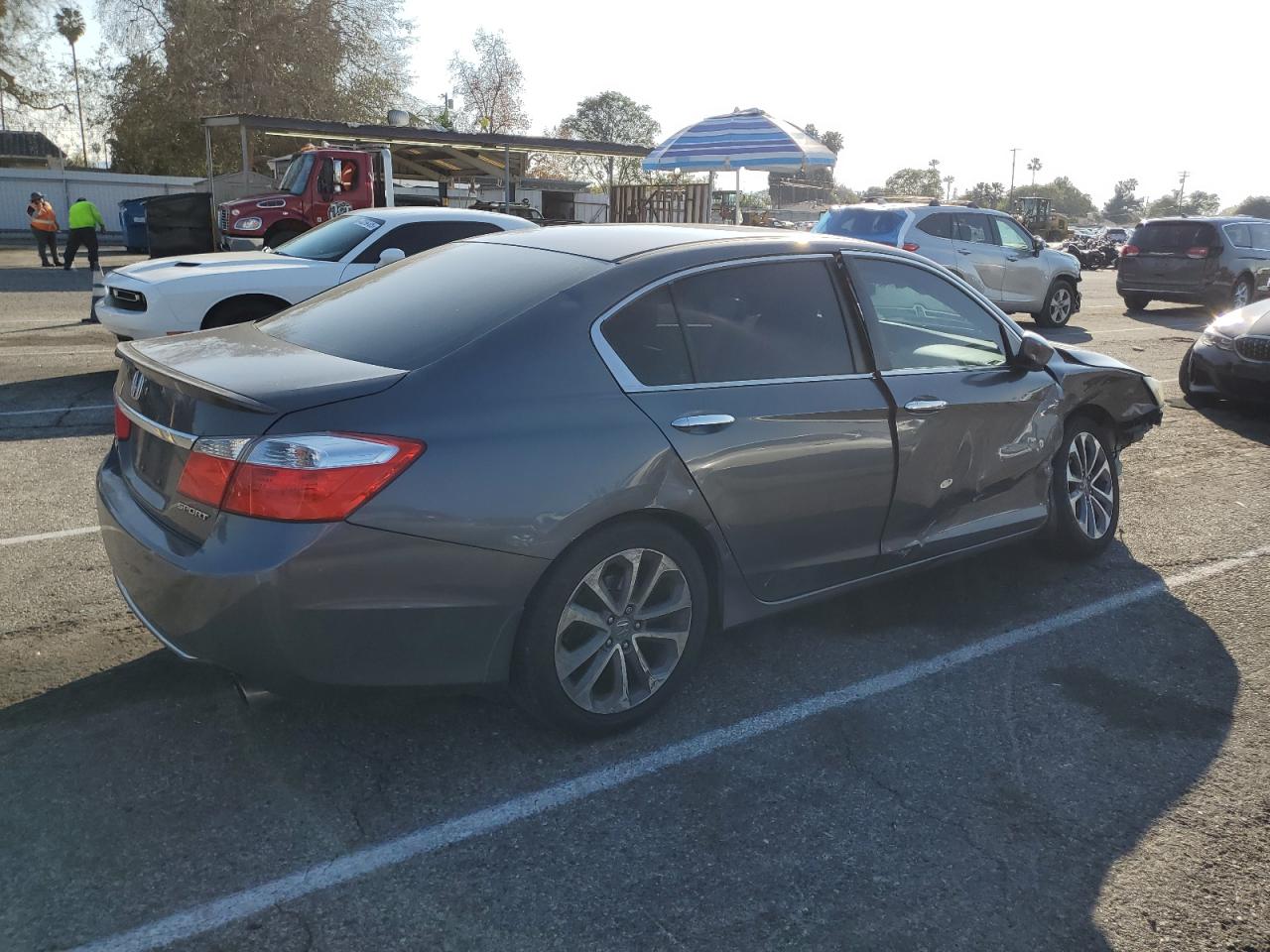 2013 Honda Accord VIN 1HGCR2F52DA247197 Copart auction photo, all over damage thumbnail 3