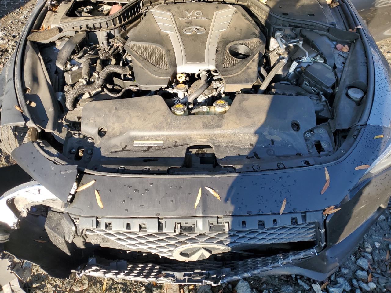 2017 Infiniti Q60 VIN JN1EV7EL2HM551640 Copart auction photo, all over / undercarriage damage thumbnail 11