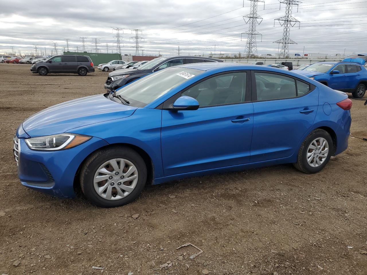2017 Hyundai Elantra VIN 5NPD74LF5HH140483