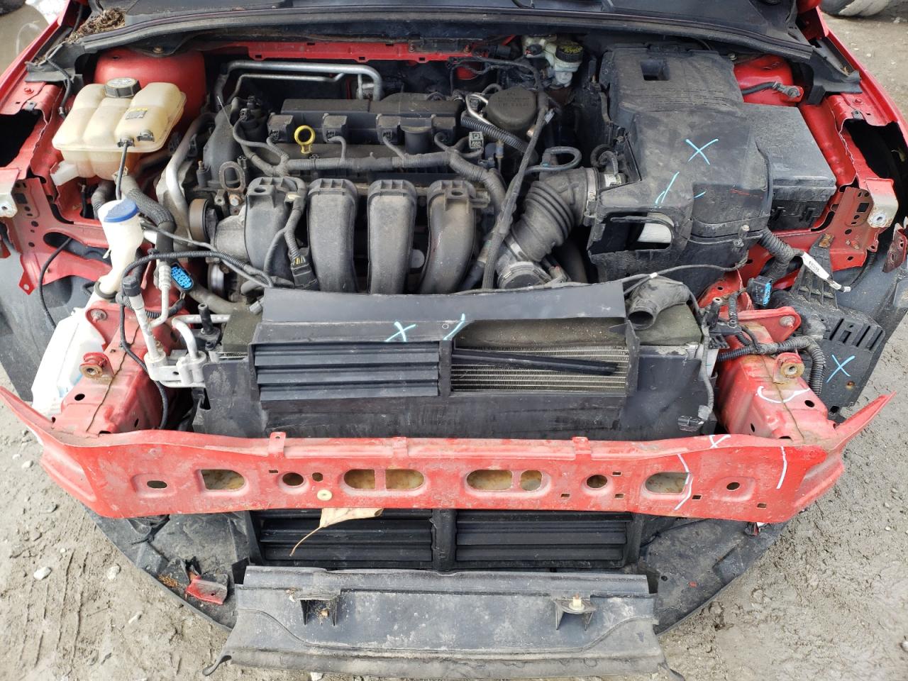 2012 Ford Focus VIN 1FAHP3F22CL124353 Copart auction photo, front end / minor dent/scratches damage thumbnail 11