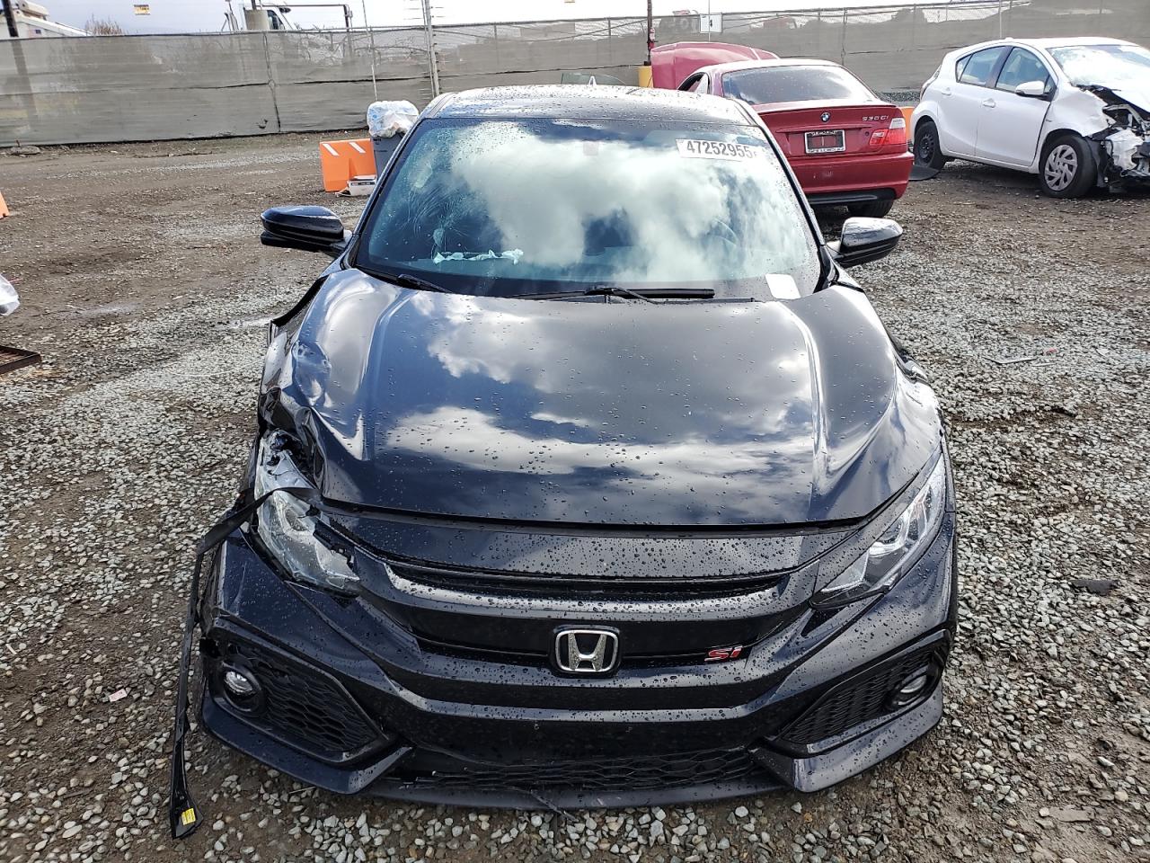 2018 Honda Civic VIN 2HGFC3A55JH753650 Copart auction photo, front end / rear end damage thumbnail 5