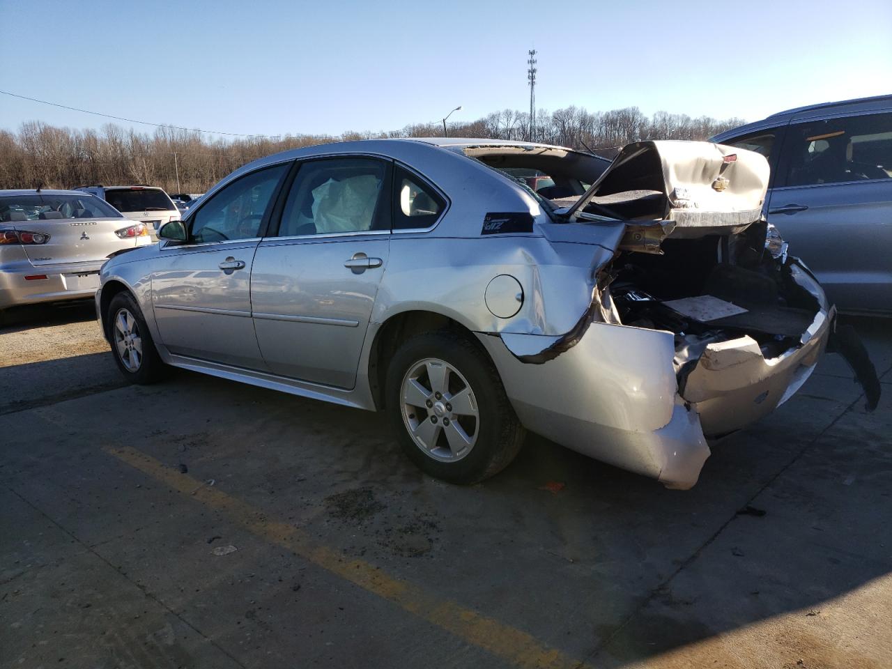 2010 Chevrolet Impala VIN 2G1WB5EK7A1199963 Copart auction photo, rear end / front end damage thumbnail 2
