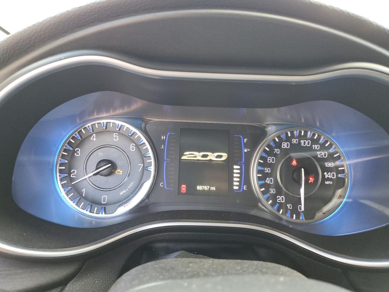 2016 Chrysler 200 VIN 1C3CCCAB0GN156563 Copart auction photo, front end damage thumbnail 9