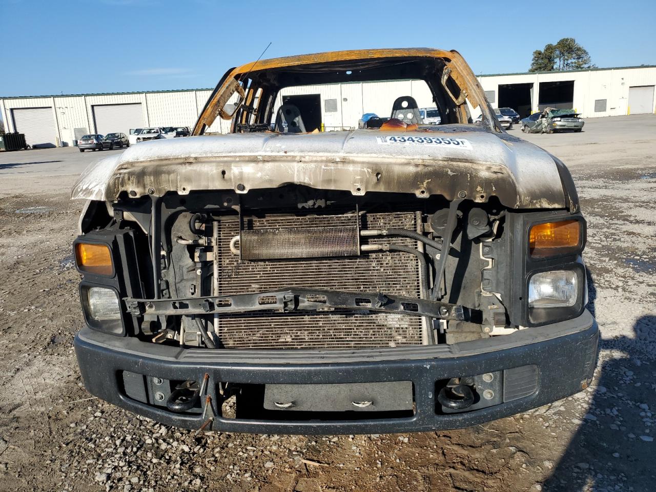 2008 Ford F250 VIN 1FTNX20568EC82863 Copart auction photo, burn damage thumbnail 5