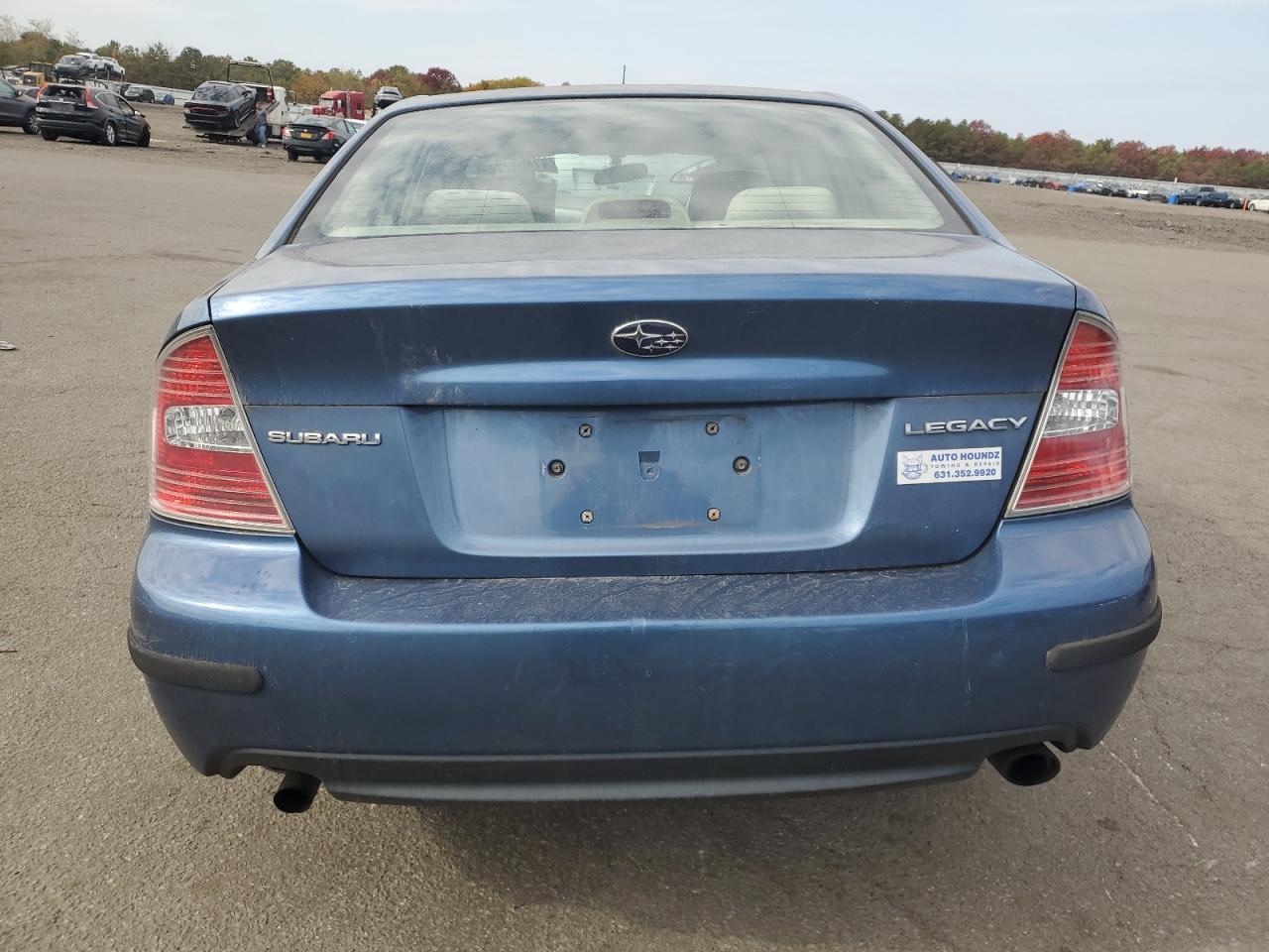 2007 Subaru Legacy VIN 4S3BL616777208397 Copart auction photo, front end / minor dent/scratches damage thumbnail 6