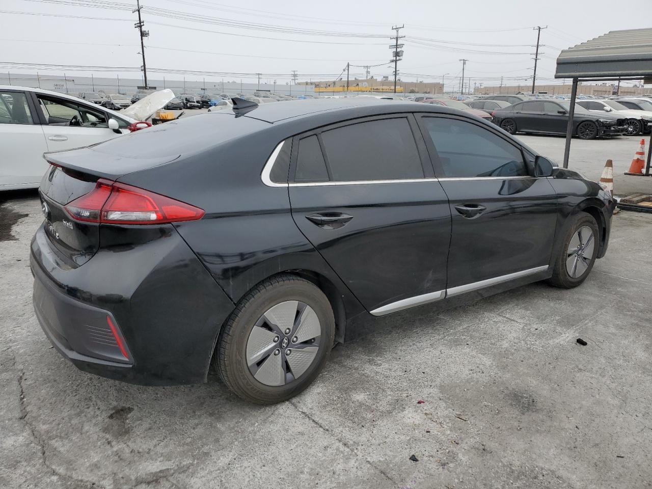 2022 Hyundai IONIQ VIN KMHC75LC9NU273266 Copart auction photo, side / rear end damage thumbnail 3