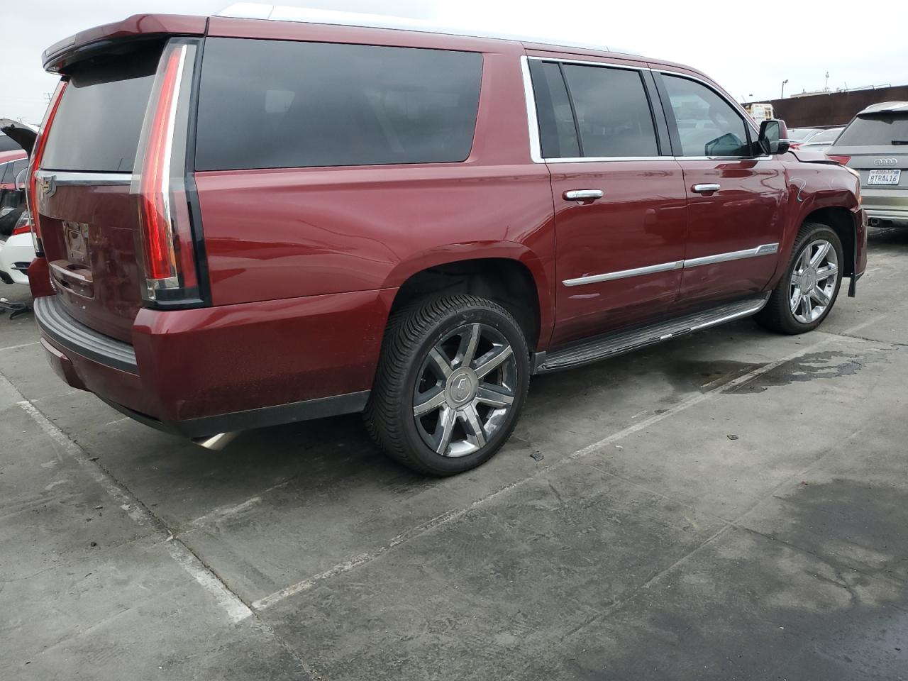 2016 Cadillac Escalade VIN 1GYS4HKJ7GR269923 Copart auction photo, front end / side damage thumbnail 3