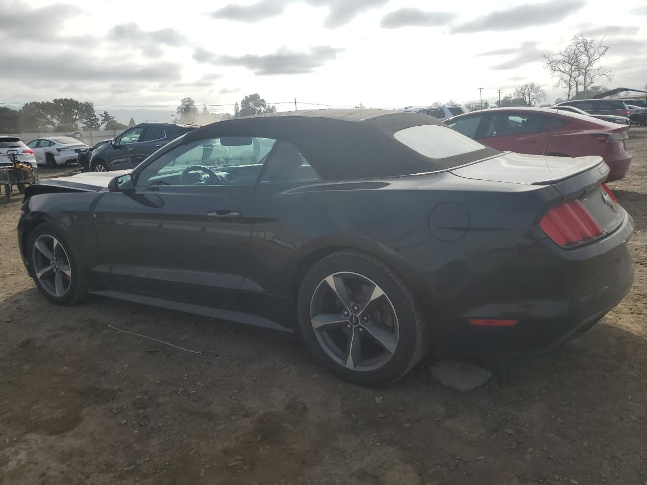 2015 Ford Mustang VIN 1FATP8EMXF5330751 Copart auction photo, front end / side damage thumbnail 2