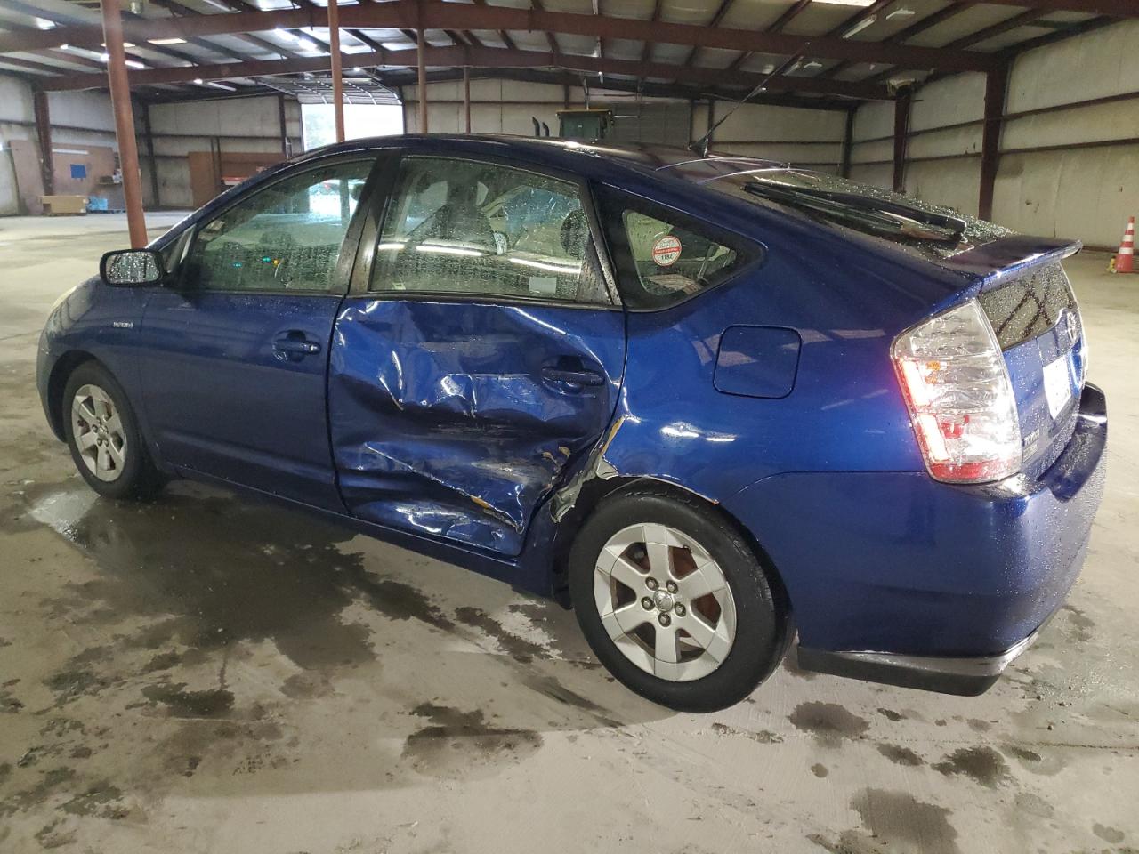 2008 Toyota Prius VIN JTDKB20U287780314 Copart auction photo, side / rear end damage thumbnail 2
