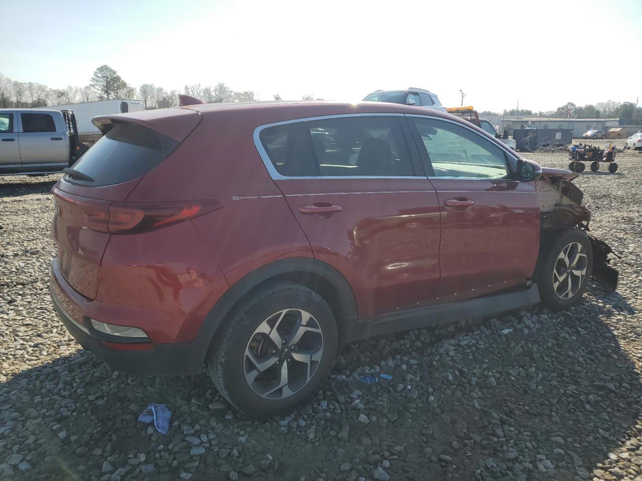 2020 KIA Sportage VIN KNDPM3AC9L7799978 Copart auction photo, front end damage thumbnail 3