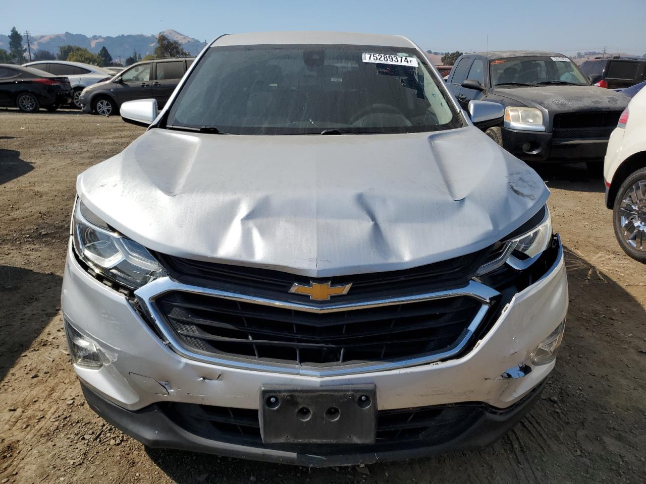 2020 Chevrolet Equinox VIN 2GNAXKEV3L6145553 Copart auction photo, front end / rear end damage thumbnail 5