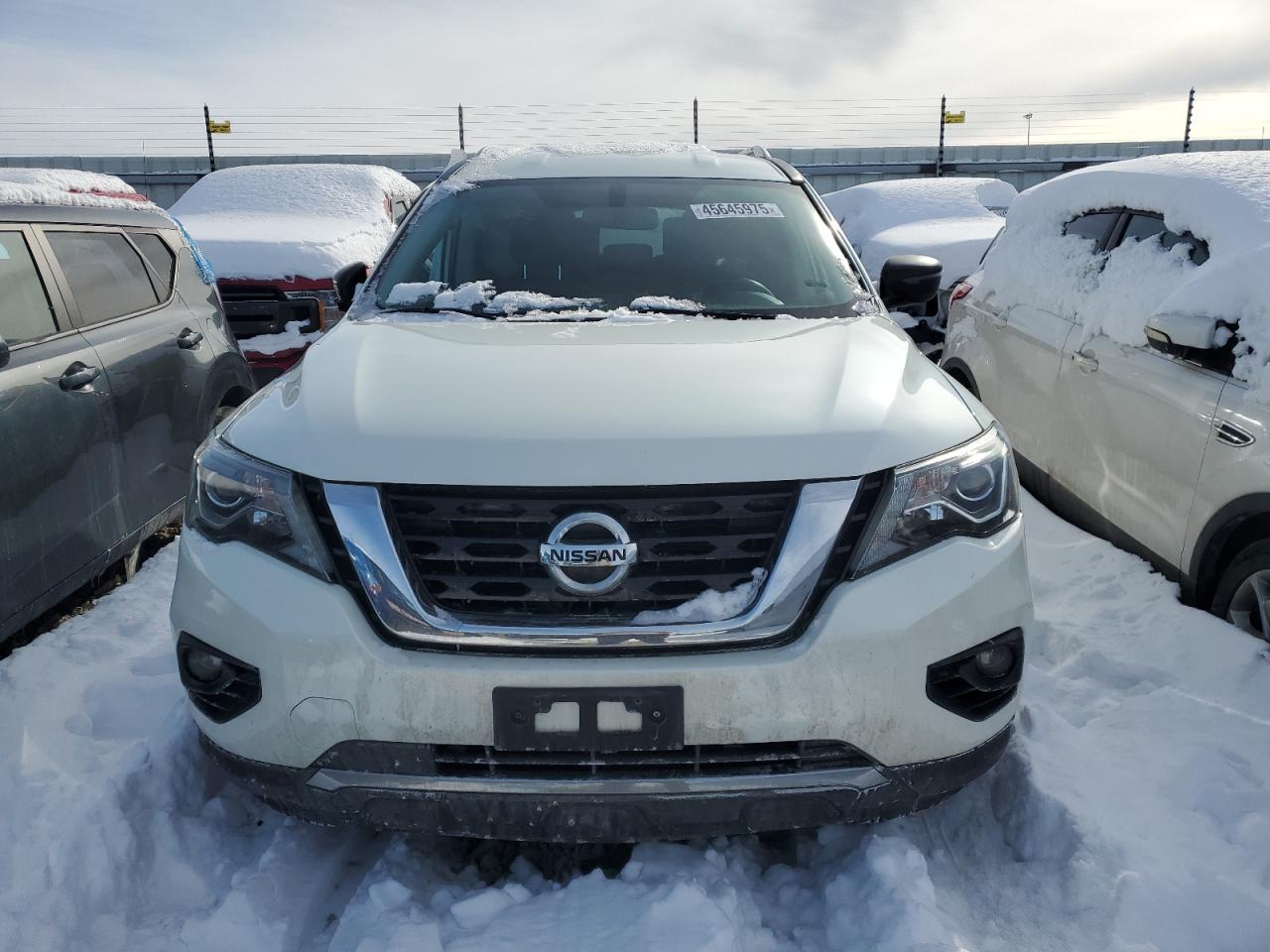 2017 Nissan Pathfinder VIN 5N1DR2MM3HC645117 Copart auction photo, side / rear end damage thumbnail 5