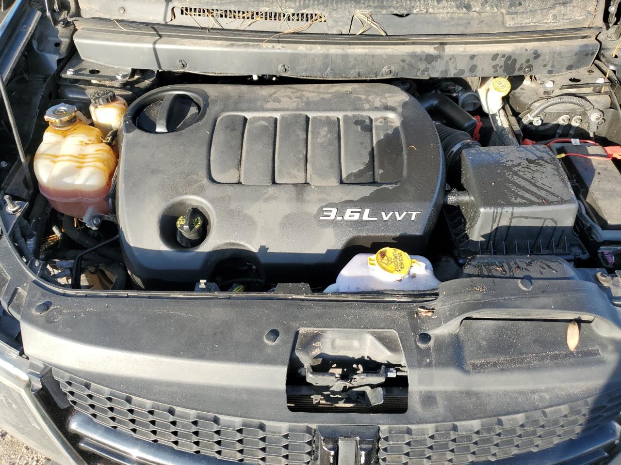 2015 Dodge Journey VIN 3C4PDCGG5FT622791 Copart auction photo, rollover damage thumbnail 14
