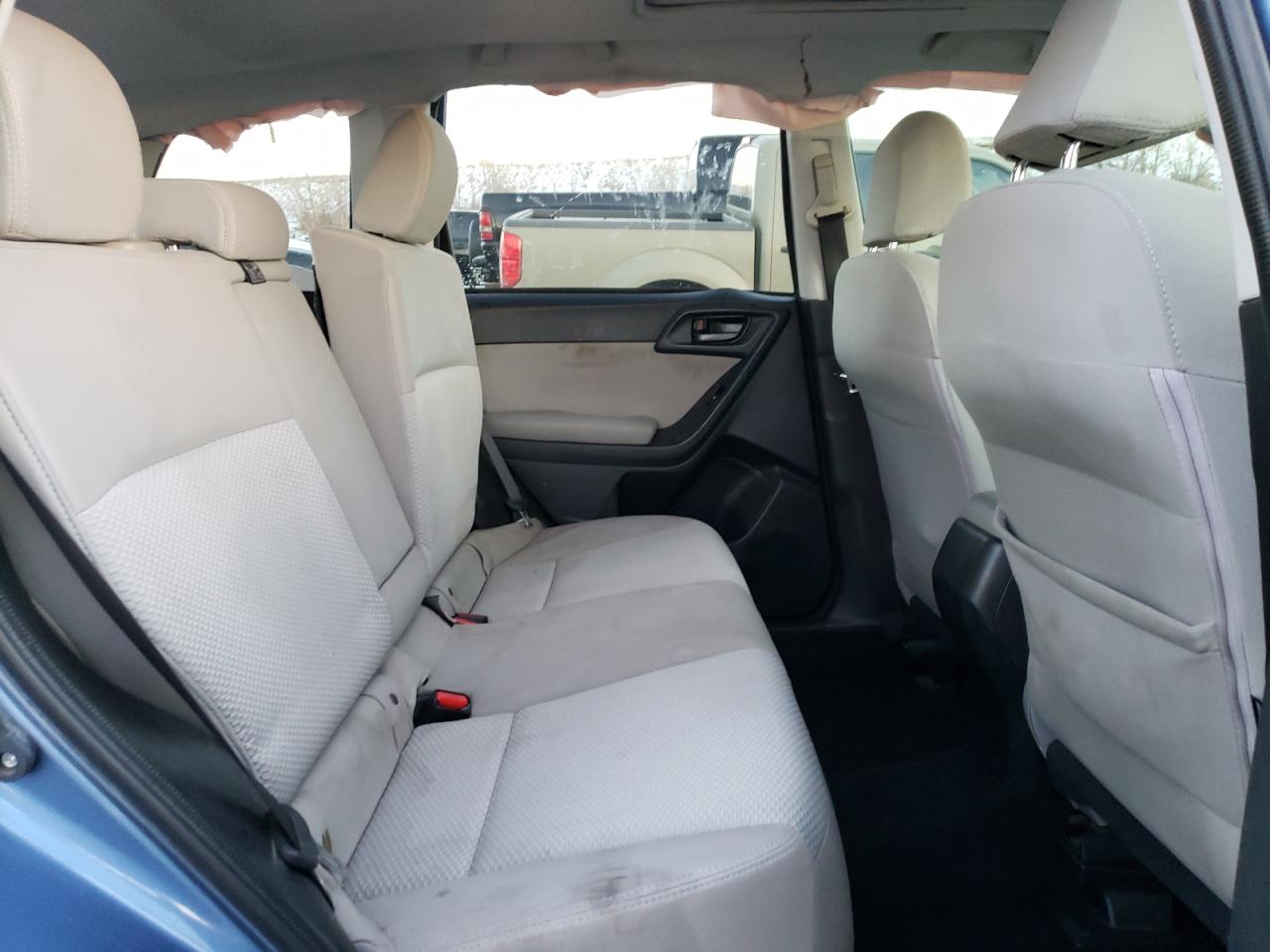 2016 Subaru Forester VIN JF2SJADC5GG530774 Copart auction photo, rear end / side damage thumbnail 11
