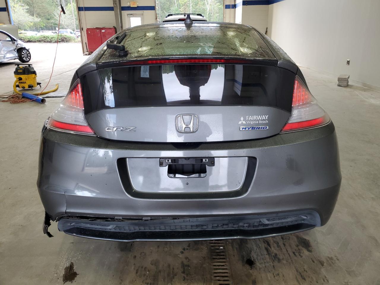 2015 Honda CR-Z VIN JHMZF1D69FS002321 Copart auction photo, side / rear end damage thumbnail 6