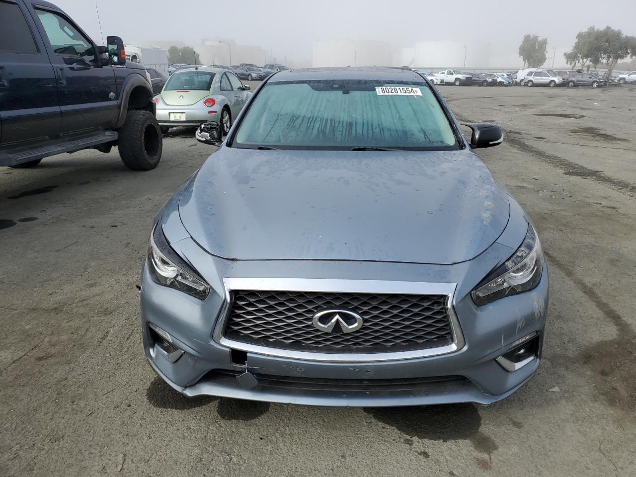 2018 Infiniti Q50 VIN JN1EV7AP2JM351114 Copart auction photo, vandalism damage thumbnail 5