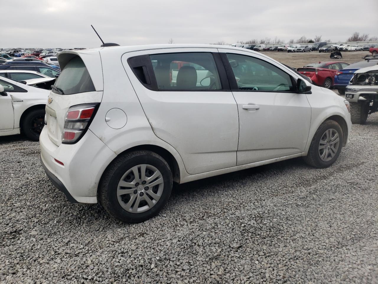 2018 Chevrolet Sonic VIN 1G1JG6SH9J4111333 Copart auction photo, undercarriage damage thumbnail 3