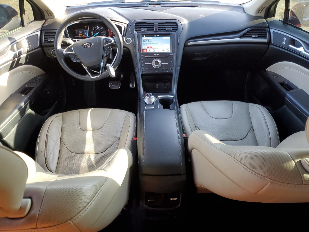 2017 Ford Fusion VIN 3FA6P0SU0HR380495 Copart auction photo, all over damage thumbnail 8