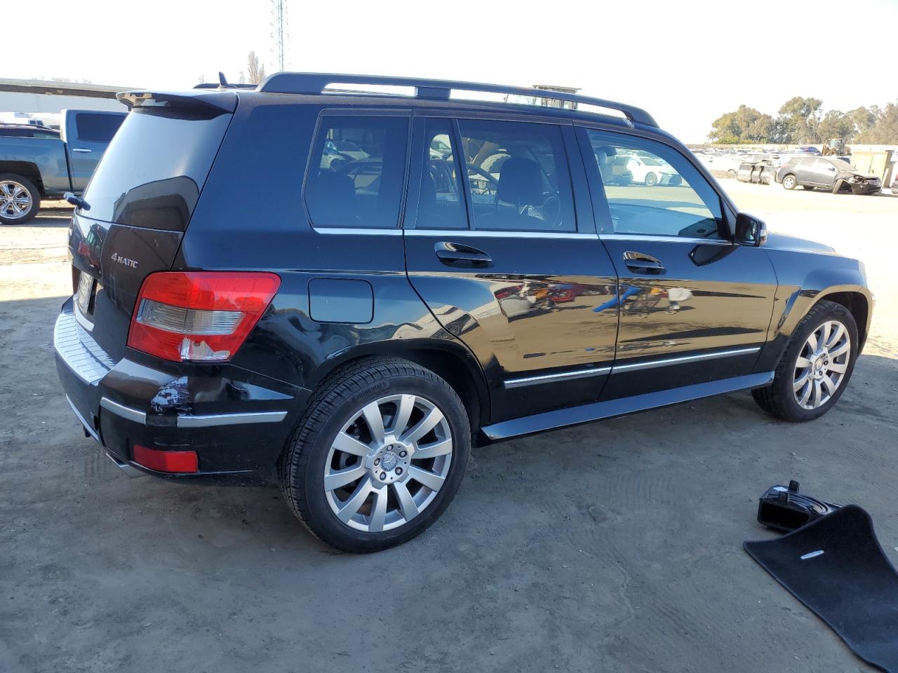 2010 Mercedes-Benz GLK-klasse VIN WDCGG8HB8AF413095 Copart auction photo, front end / rear end damage thumbnail 3