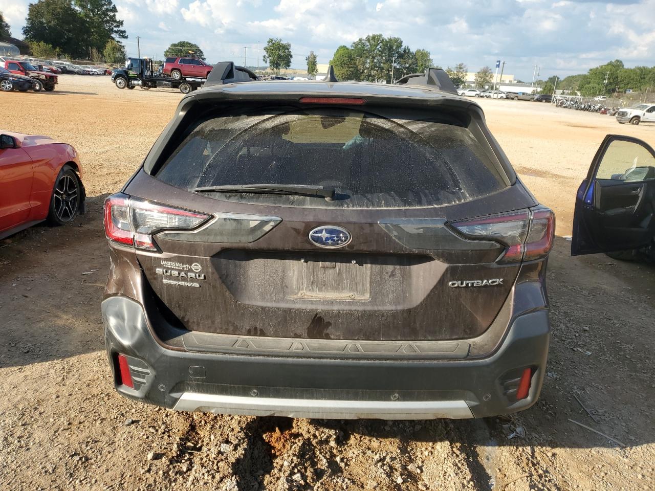 2020 Subaru Outback VIN 4S4BTANC1L3176417 Copart auction photo, front end / side damage thumbnail 6