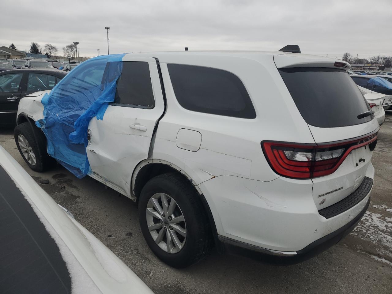 2020 Dodge Durango VIN 1C4RDJFG2LC205294 Copart auction photo, side / front end damage thumbnail 2