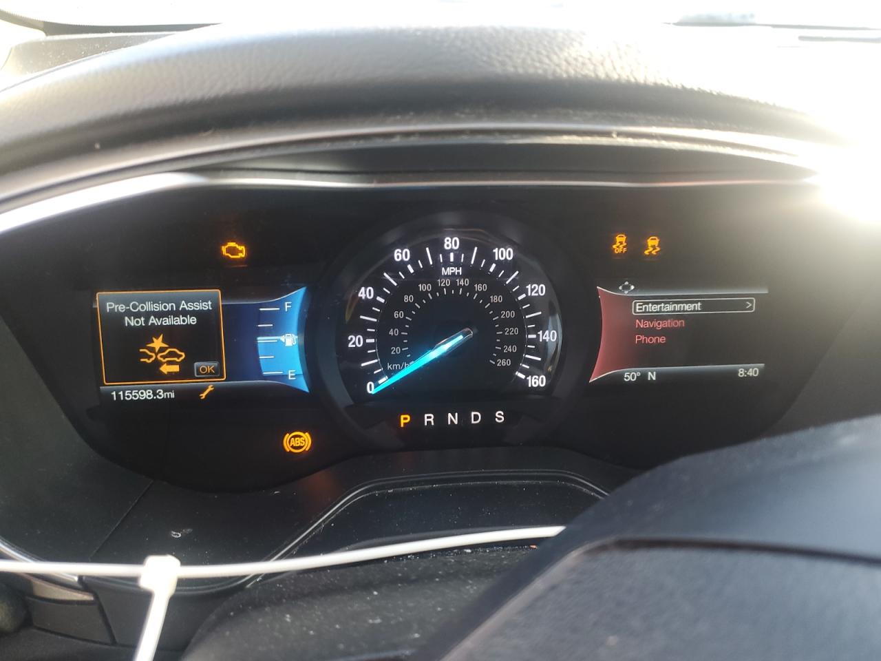 2019 Ford Fusion VIN 3FA6P0HD5KR245530 Copart auction photo, front end damage thumbnail 9