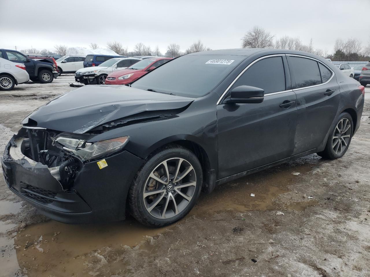2017 Acura TLX VIN 19UUB3F38HA801605 - Copart auction photo
