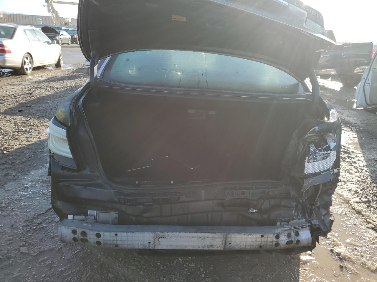 2007 Lexus LS VIN JTHBL46F075001860 Copart auction photo, rear end / front end damage thumbnail 6
