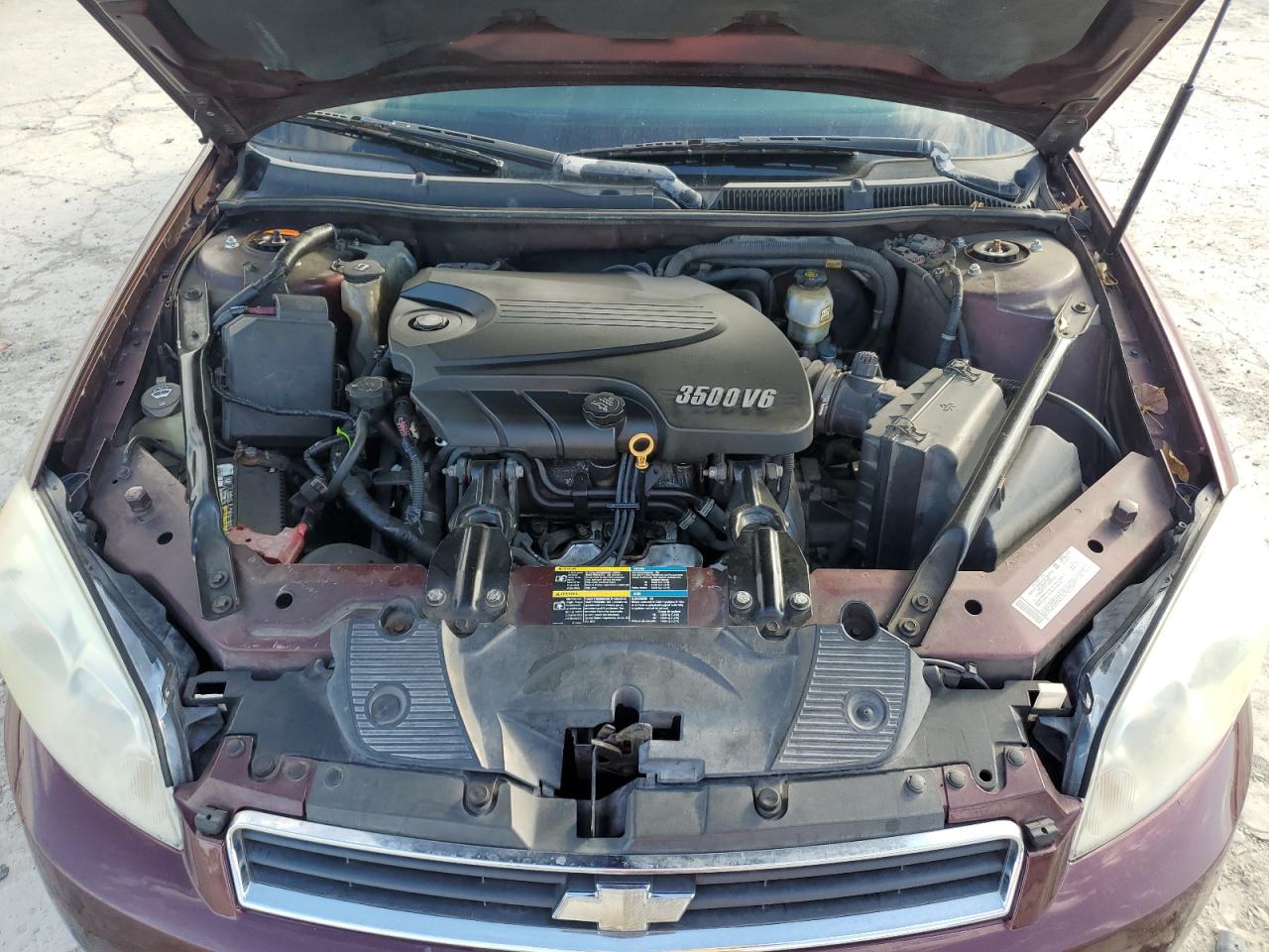 2007 Chevrolet Impala VIN 2G1WB58K279252042 Copart auction photo, side / front end damage thumbnail 12