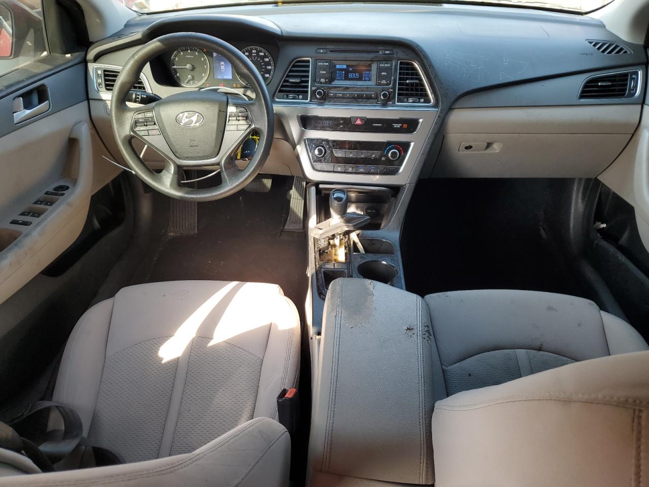 2015 Hyundai Sonata VIN 5NPE24AF5FH138073 Copart auction photo, side / rear end damage thumbnail 8