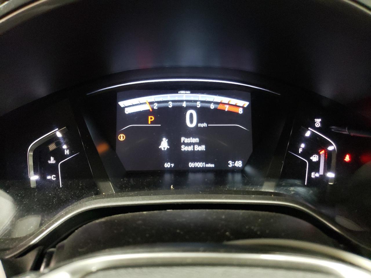 2019 Honda CR-V VIN 7FARW1H58KE008125 Copart auction photo, hail / front end damage thumbnail 9