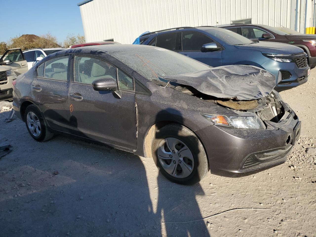 2014 Honda Civic VIN 19XFB2F56EE035580 Copart auction photo, front end / minor dent/scratches damage thumbnail 4