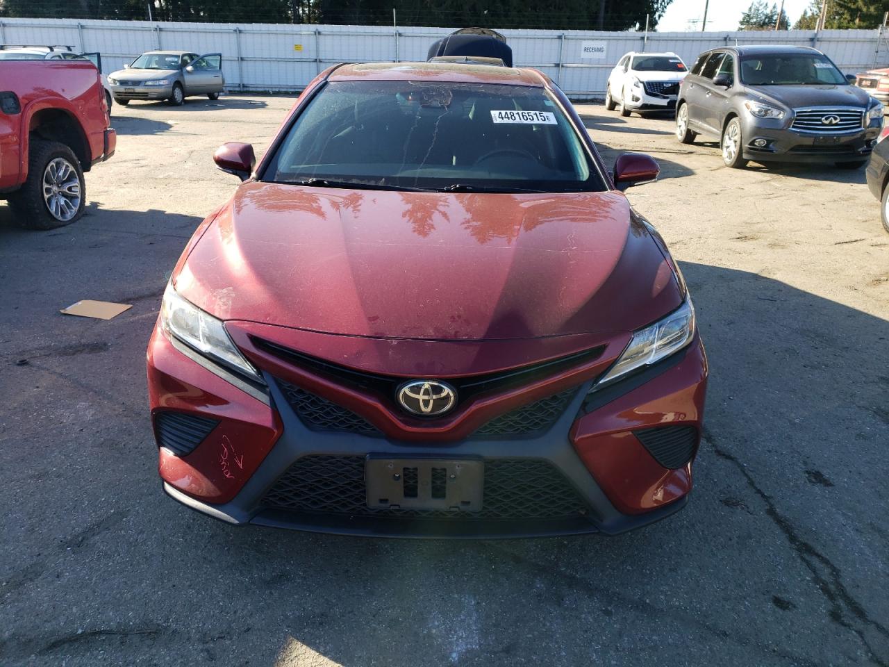 2018 Toyota Camry VIN 4T1B11HK9JU605268 Copart auction photo, rear end damage thumbnail 5