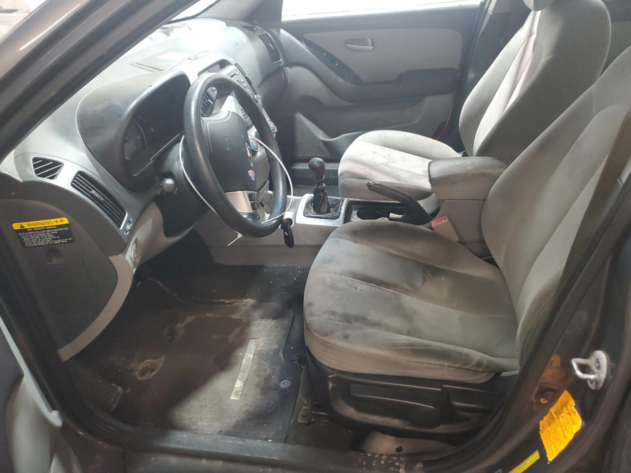 2009 Hyundai Elantra VIN KMHDU46DX9U642654 Copart auction photo, front end damage thumbnail 7