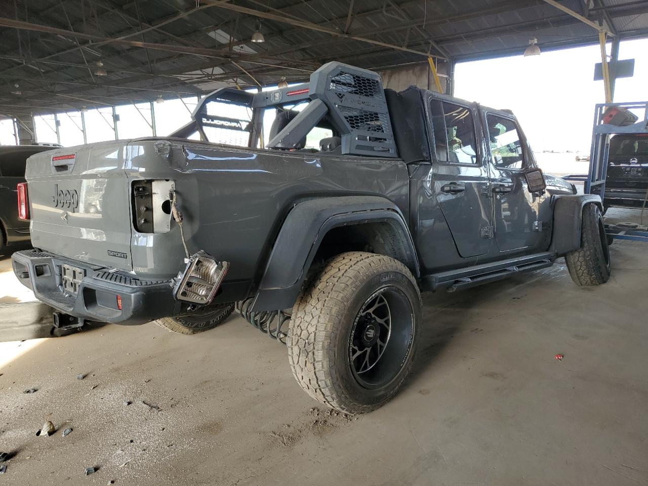 2020 Jeep Gladiator VIN 1C6HJTAG6LL142036 Copart auction photo, all over damage thumbnail 3
