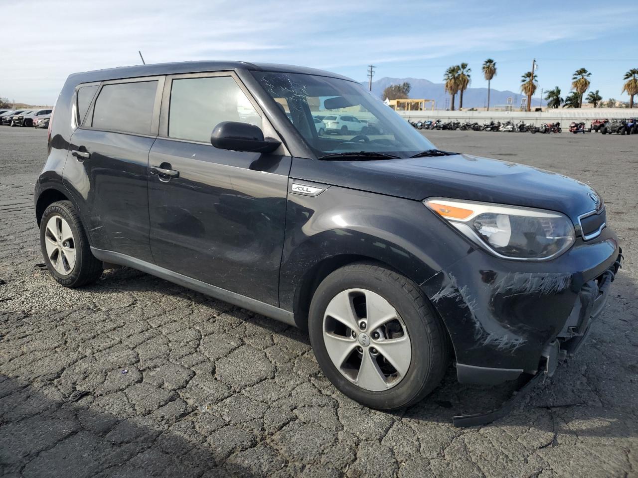 2016 KIA Soul VIN KNDJN2A26G7393442 Copart auction photo, stripped damage thumbnail 4