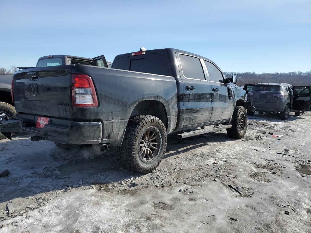 2022 RAM 1500 VIN 1C6RRFFG0NN385193 Copart auction photo, all over damage thumbnail 3