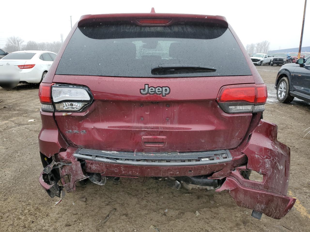 2021 Jeep Grand Cherokee VIN 1C4RJFBG5MC801352 Copart auction photo, rear end damage thumbnail 6