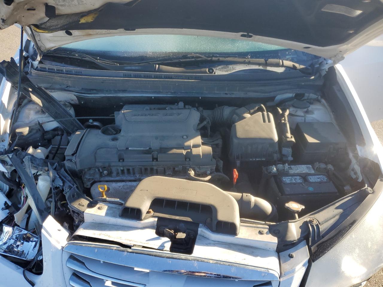 2010 Hyundai Elantra VIN KMHDU4AD8AU862838 Copart auction photo, front end damage thumbnail 12
