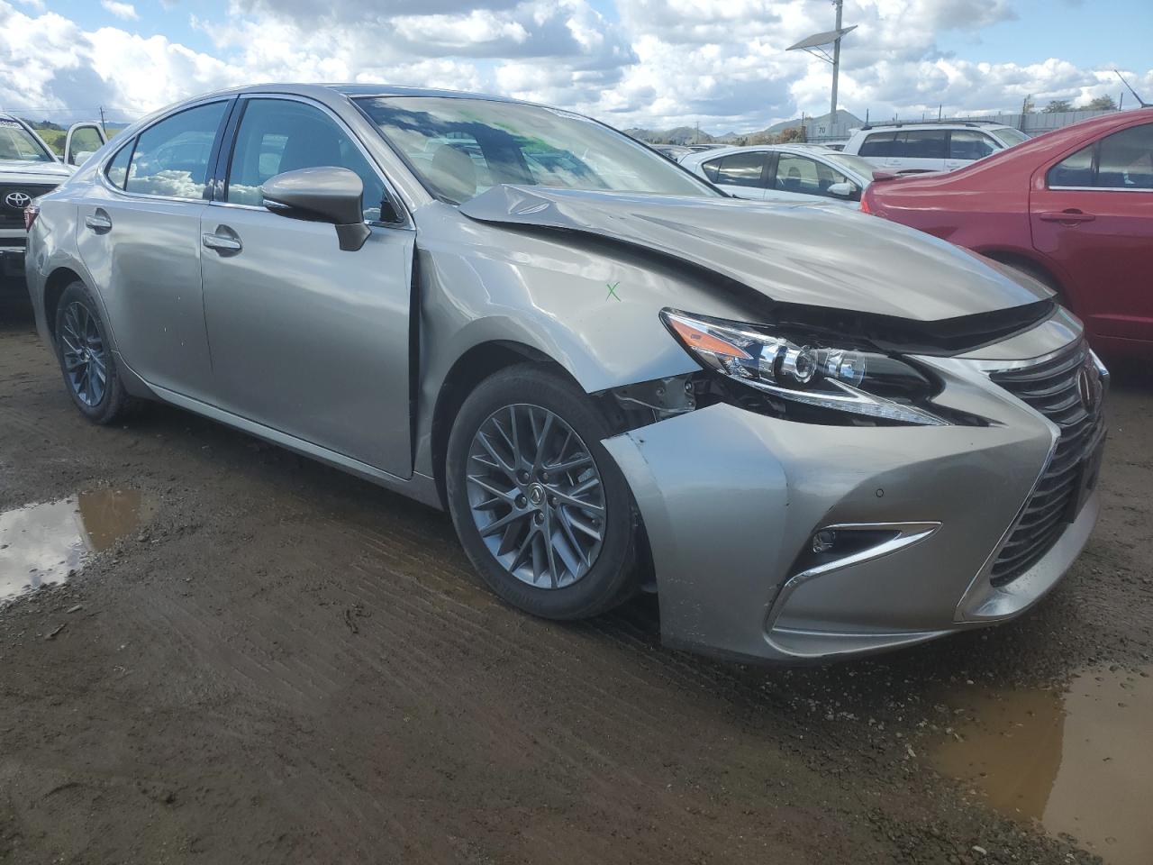 2018 Lexus ES VIN 58ABK1GG2JU098152 Copart auction photo, front end damage thumbnail 4