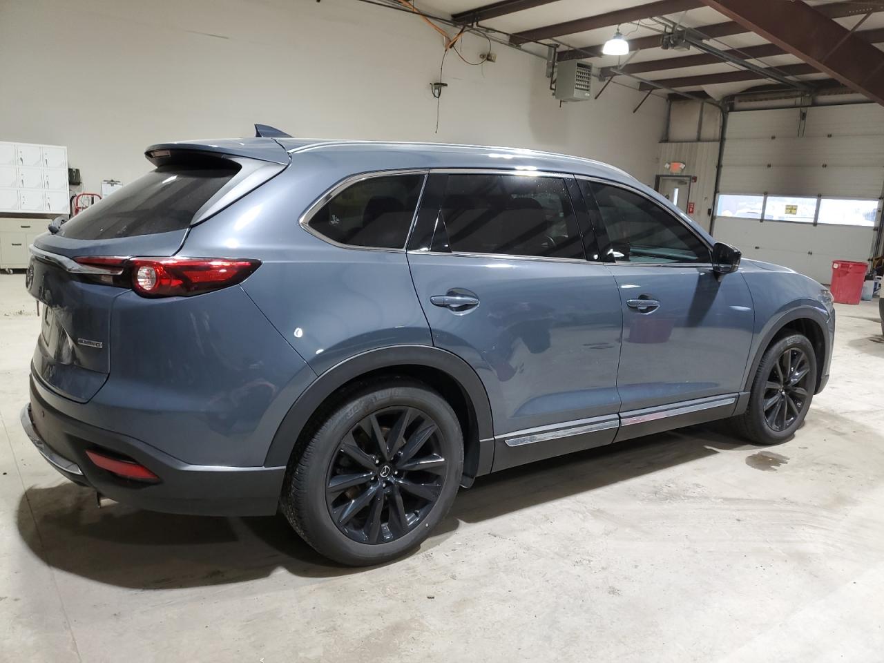 2021 Mazda CX-9 VIN JM3TCBDY7M0505420 Copart auction photo, rear end / side damage thumbnail 3