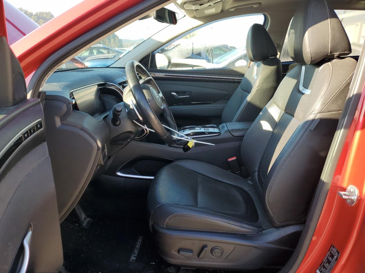 2022 Hyundai Tucson VIN 5NMJECAE9NH051862 Copart auction photo, front end / side damage thumbnail 7