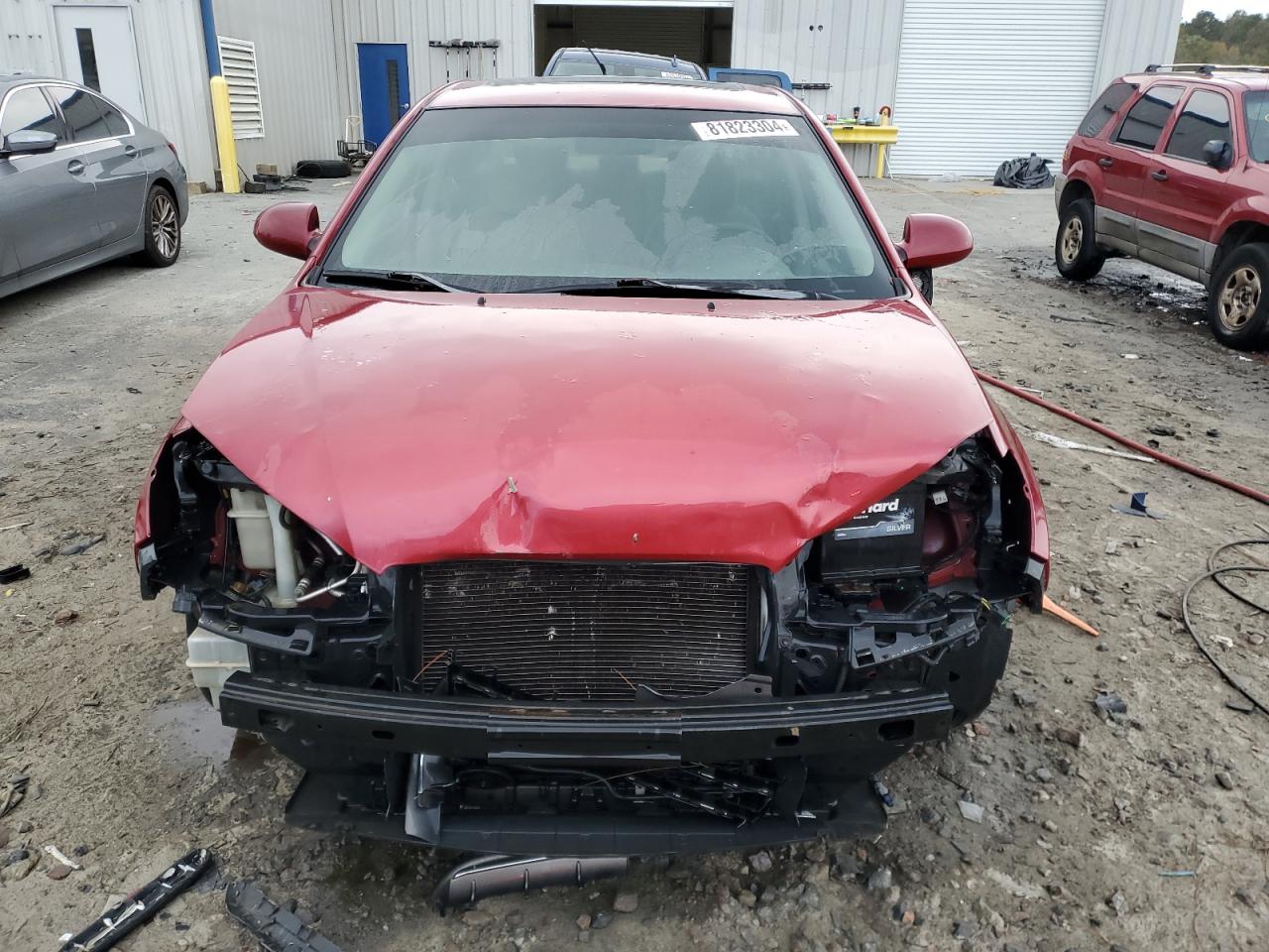 2007 Hyundai Elantra VIN KMHDU46D57U193963 Copart auction photo, front end damage thumbnail 5