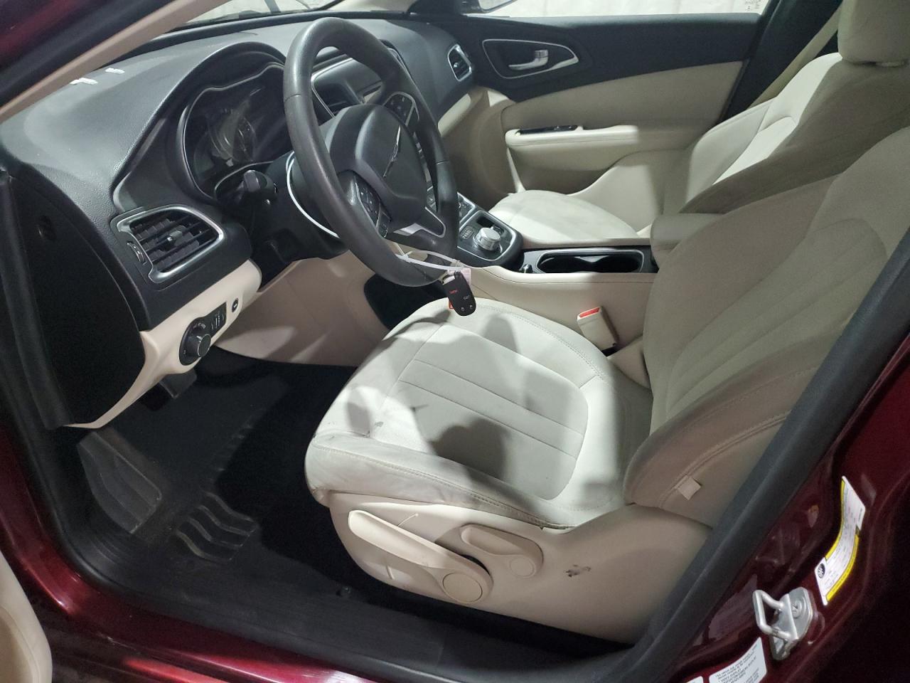 2015 Chrysler 200 VIN 1C3CCCFB7FN560788 Copart auction photo, side / all over damage thumbnail 7