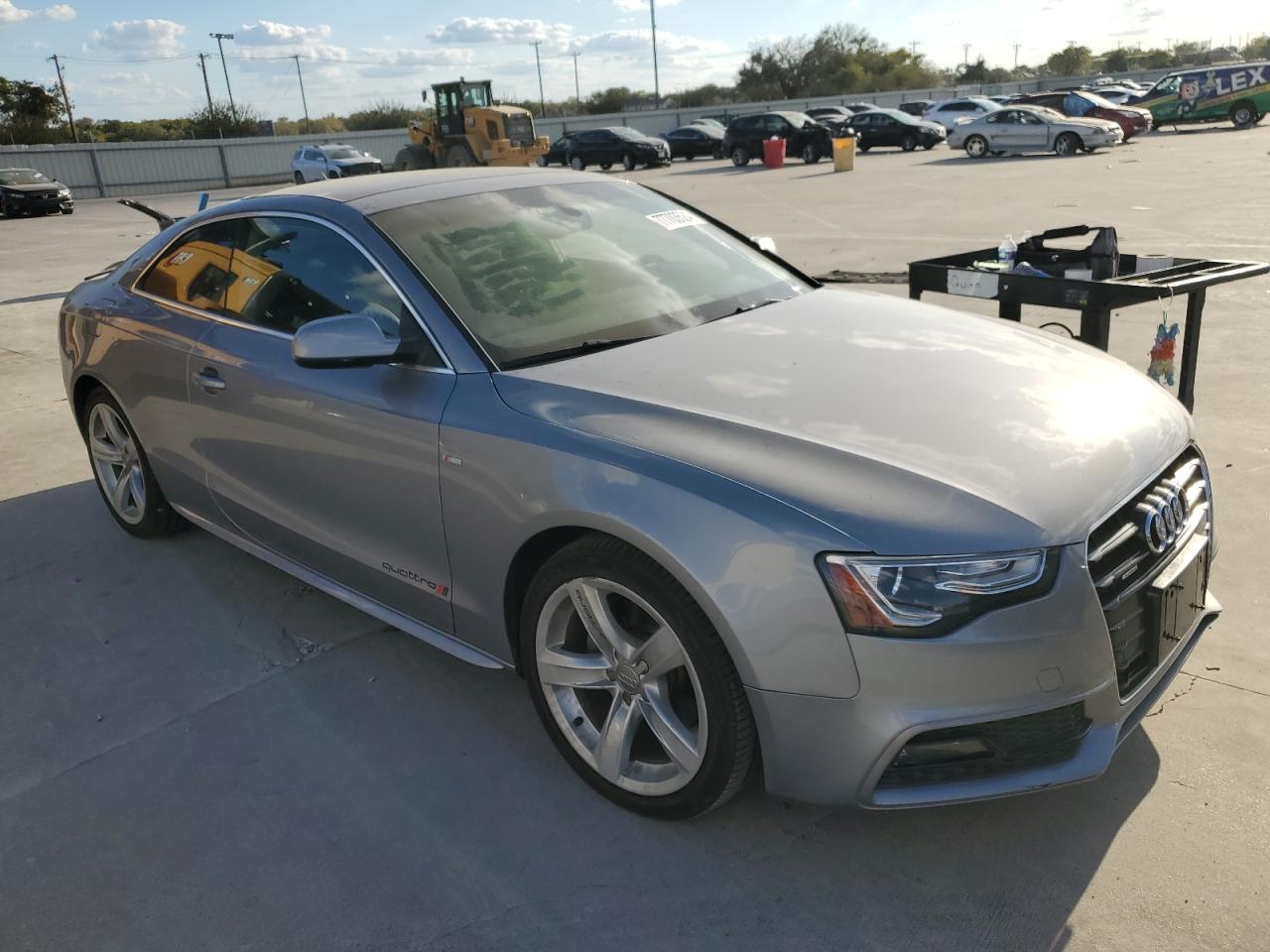 2015 Audi A5 VIN WAUMFAFR0FA021135 Copart auction photo, front end damage thumbnail 4