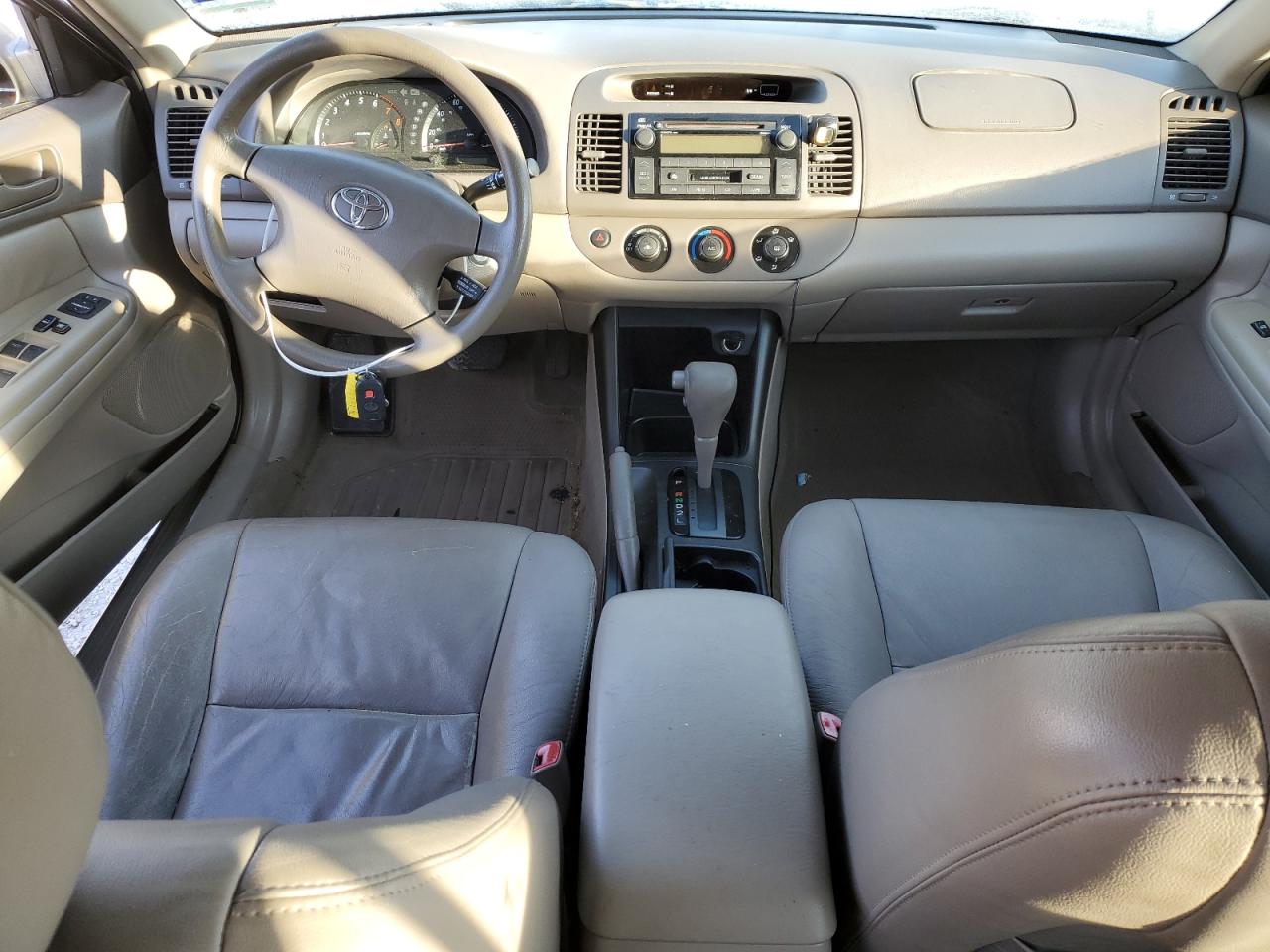 2004 Toyota Camry VIN 4T1BE32K74U927114 Copart auction photo, side / front end damage thumbnail 8