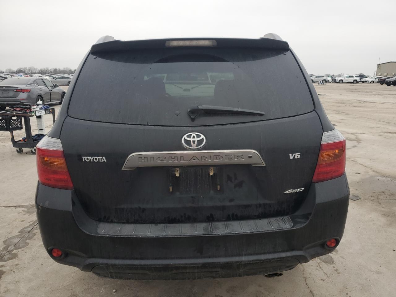 2008 Toyota Highlander VIN JTEES43A382089280 Copart auction photo, side / front end damage thumbnail 6