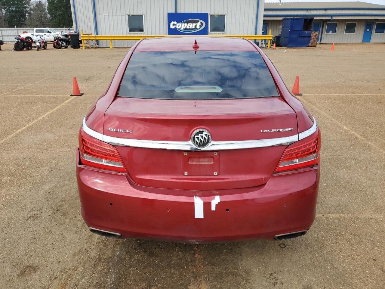 2014 Buick LaCrosse VIN 1G4GB5G3XEF275820 Copart auction photo, rear end / minor dent/scratches damage thumbnail 6
